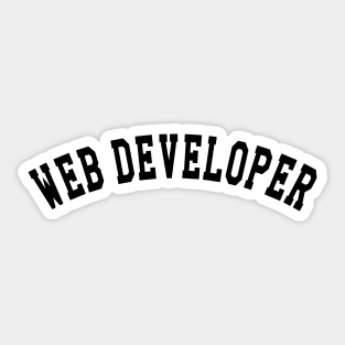 Web Developer Sticker